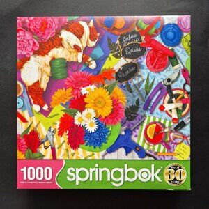 1000 Piece "Flower Shop Feline" Jigsaw Puzzle